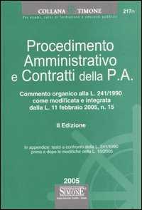 Procedimento amministrativo e contratti della p.a.