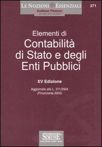 Elementi di contabilità di Stato e degli enti pubblici
