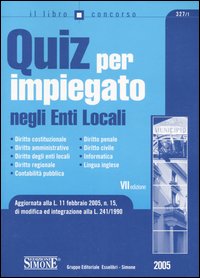 Quiz per impiegato negli enti locali