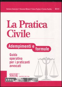 La pratica civile. Adempimenti e formule. Guida operativa per i praticanti avvocati