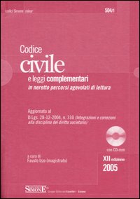 Codice civile. Leggi complementari