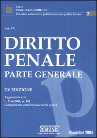 Diritto penale. Parte generale
