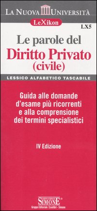 Le parole del diritto privato (civile)
