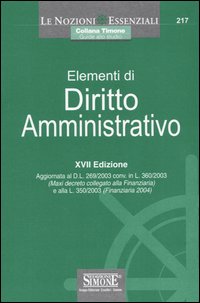 Elementi di diritto amministrativo