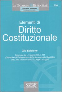 Elementi di diritto costituzionale