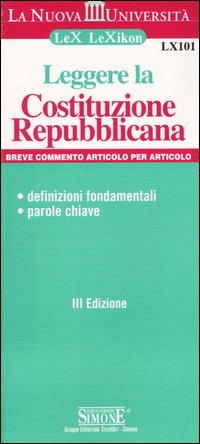 Leggere la Costituzione Repubblicana