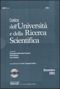 Codice dell'Università e della ricerca scientifica
