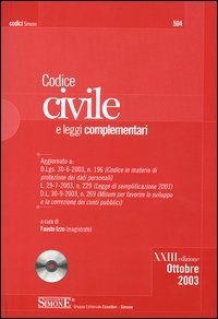 Codice civile. Leggi complementari