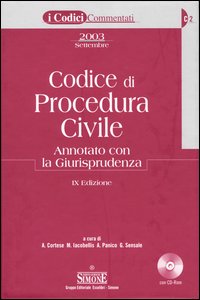 Codice di procedura civile. Annotato con la giurispudenza