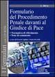 Formulario del procedimento penale davanti al giudice di pace