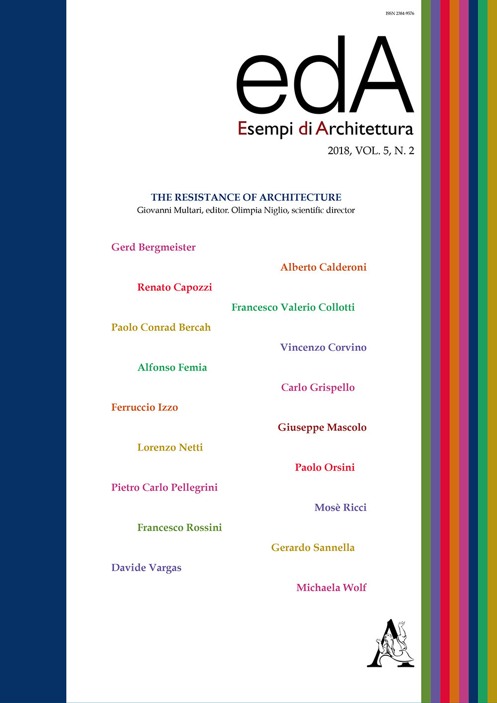 EDA. Esempi di architettura 2018. International journal of architecture and engineering. Vol. 5/2