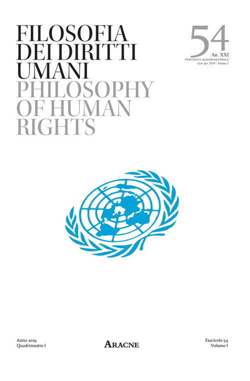 Filosofia dei diritti umani-Philosophy of human rights. Vol. 54