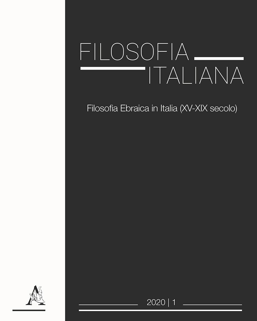 Filosofia italiana. Vol. 1