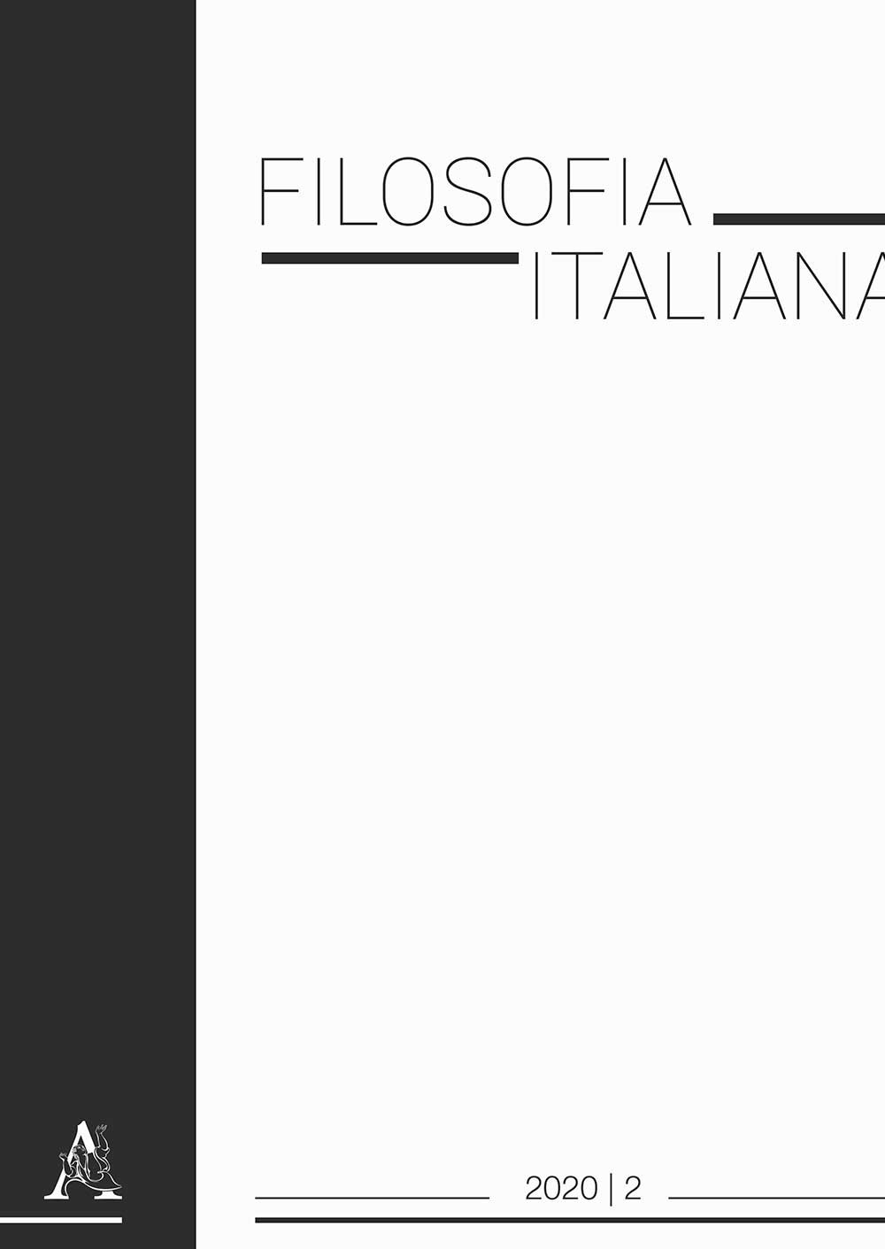 Filosofia italiana. Vol. 2