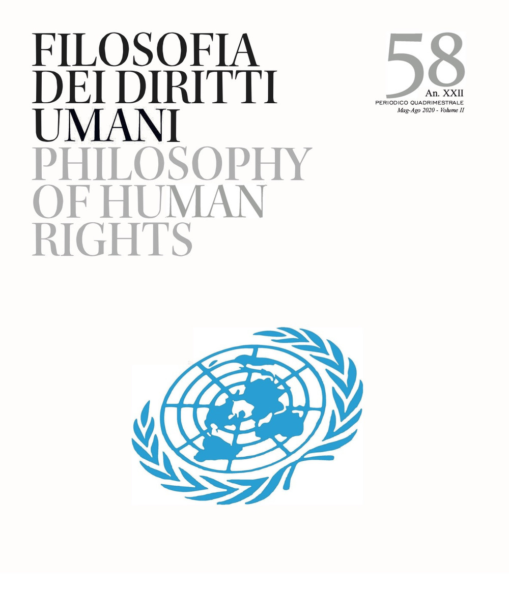 Filosofia dei Diritti umani-Philosophy of human rights. Vol. 58