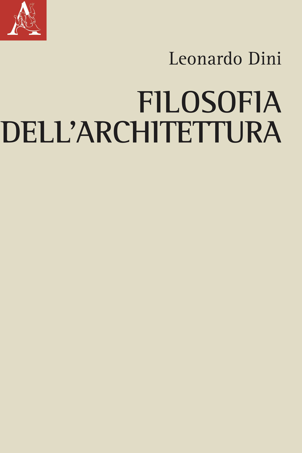 Filosofia dell'architettura
