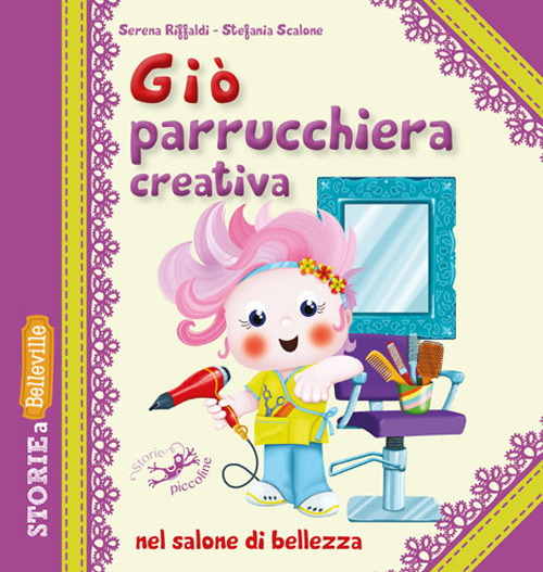 Giò parrucchiera creativa nel salone di bellezza