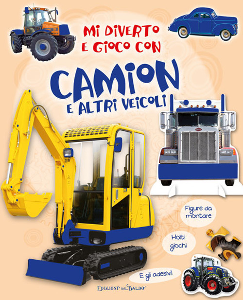 Mi diverto e gioco con camion e altri veicoli