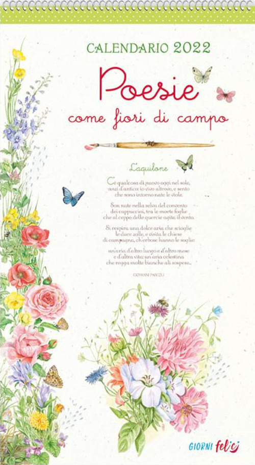 Poesie come fiori di campo. Calendario 2022