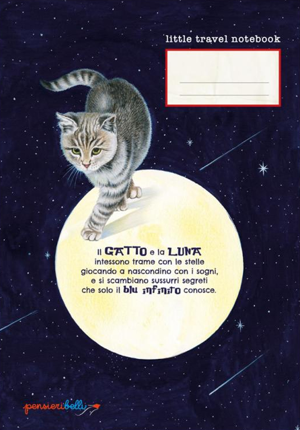Il gatto e la luna (Quaderno da zaino)