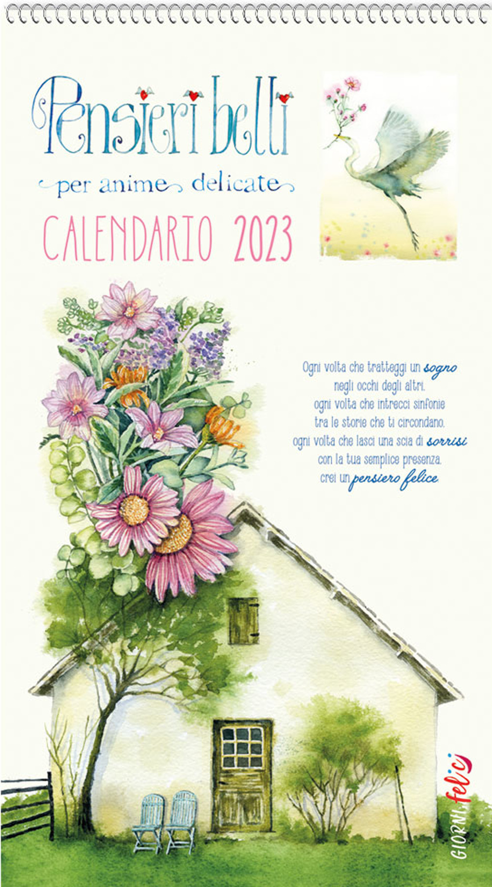 Pensieri belli per anime delicate. Calendario 2023