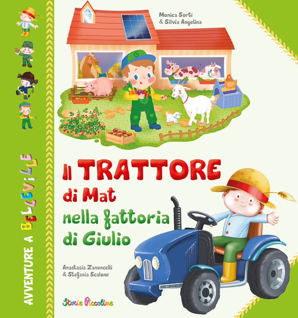 Il trattore di Mat nella fattoria di Giulio