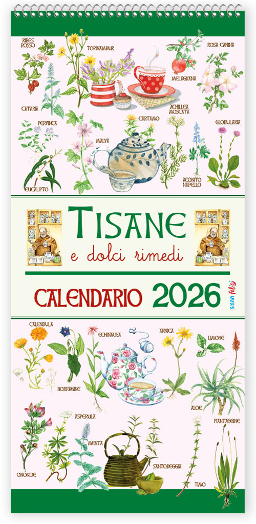 Tisane e dolci rimedi. Calendario 2026