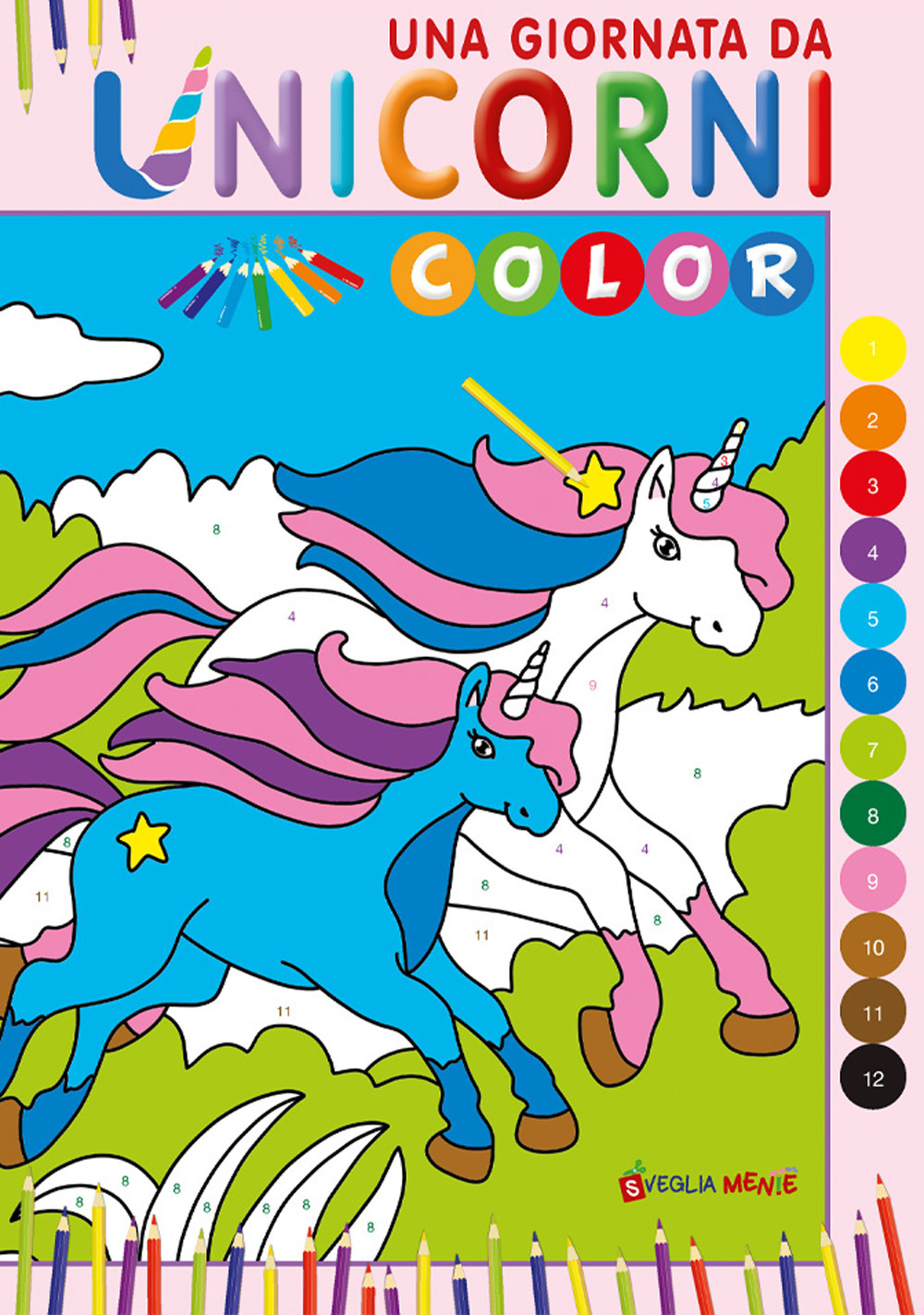 Una giornata da unicorni. Color