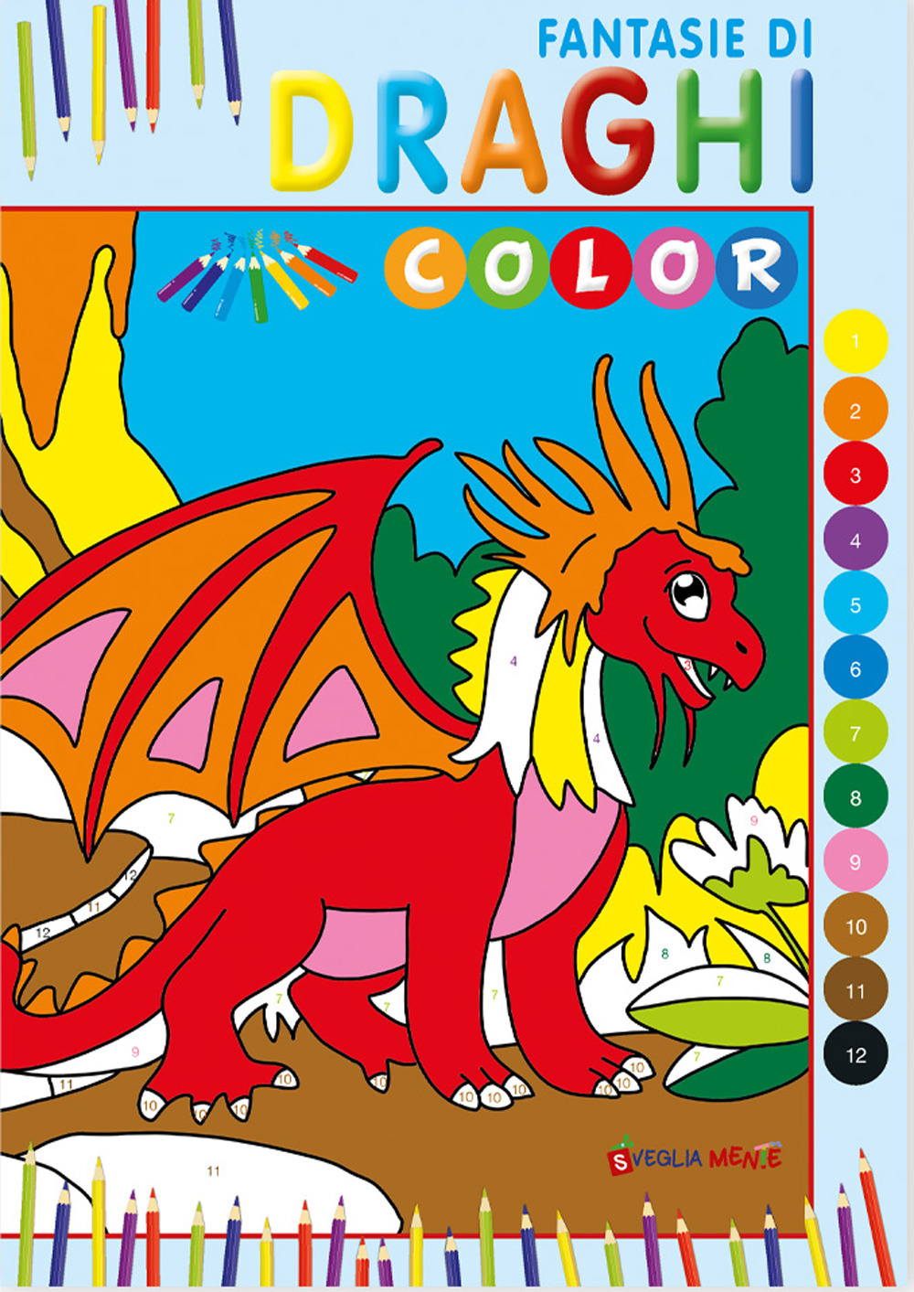 Fantasie di draghi. Color