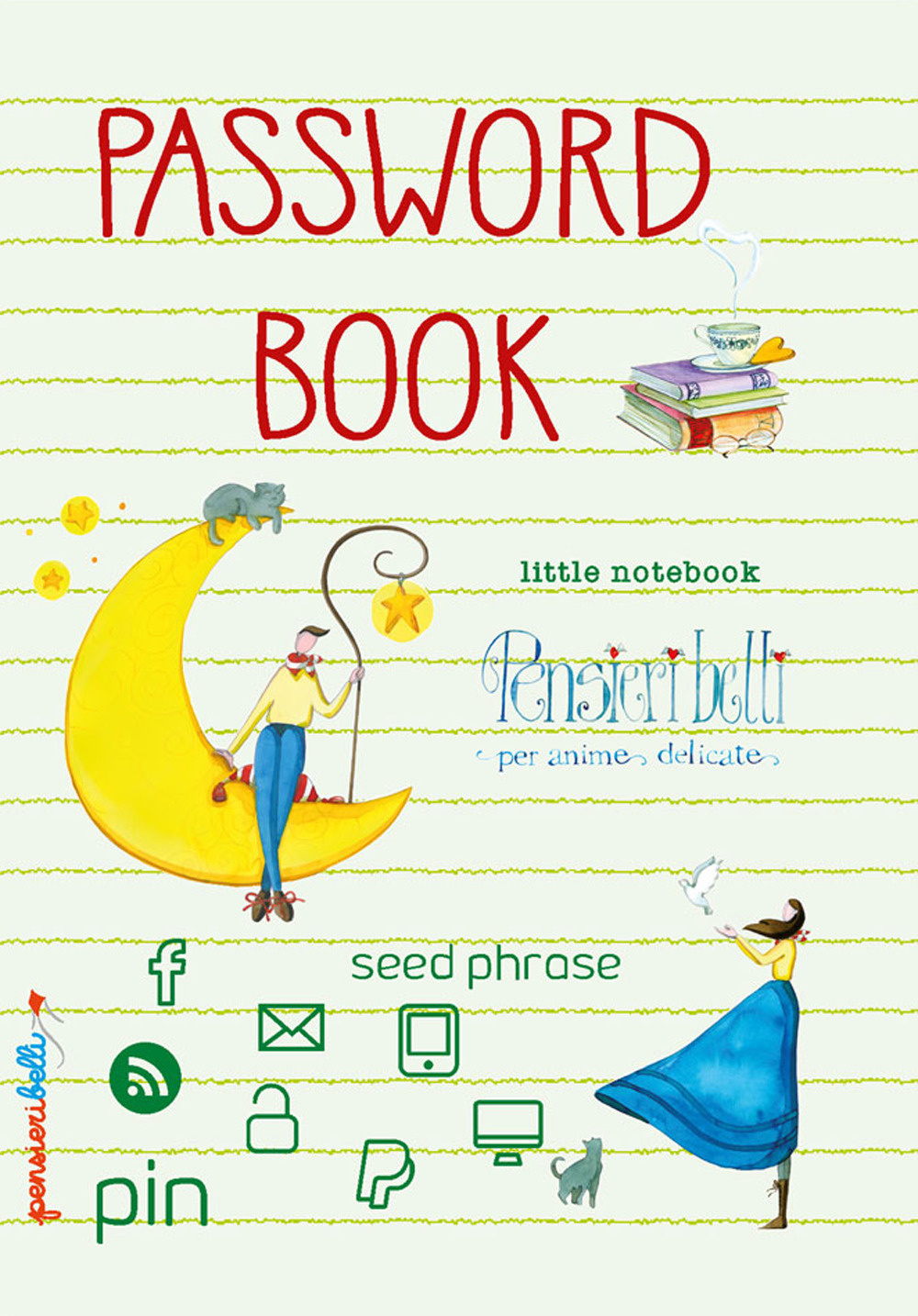 Password Book. (Quaderno da zaino)