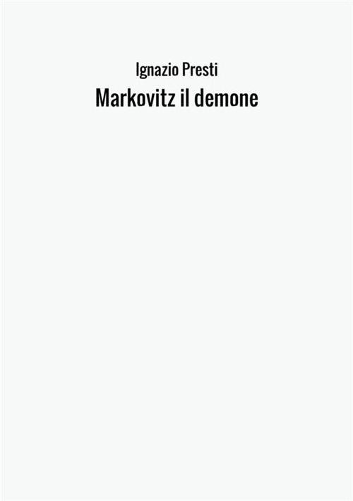 Markovitz il demone
