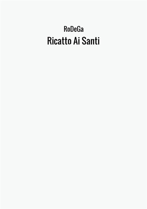 Ricatto ai santi