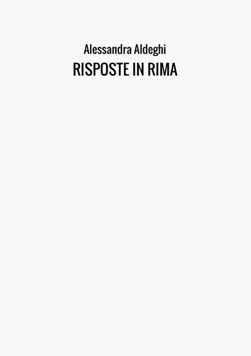 Risposte in rima