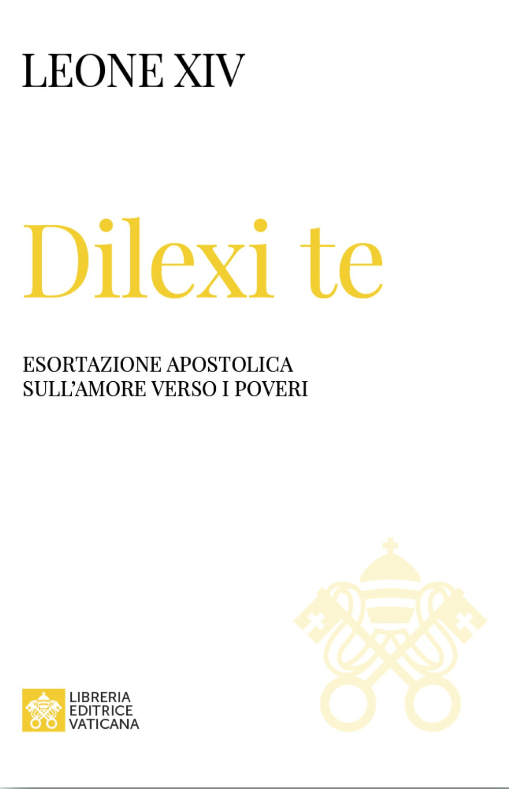 Dilexi te. Esortazione apostolica sull'amore verso i poveri