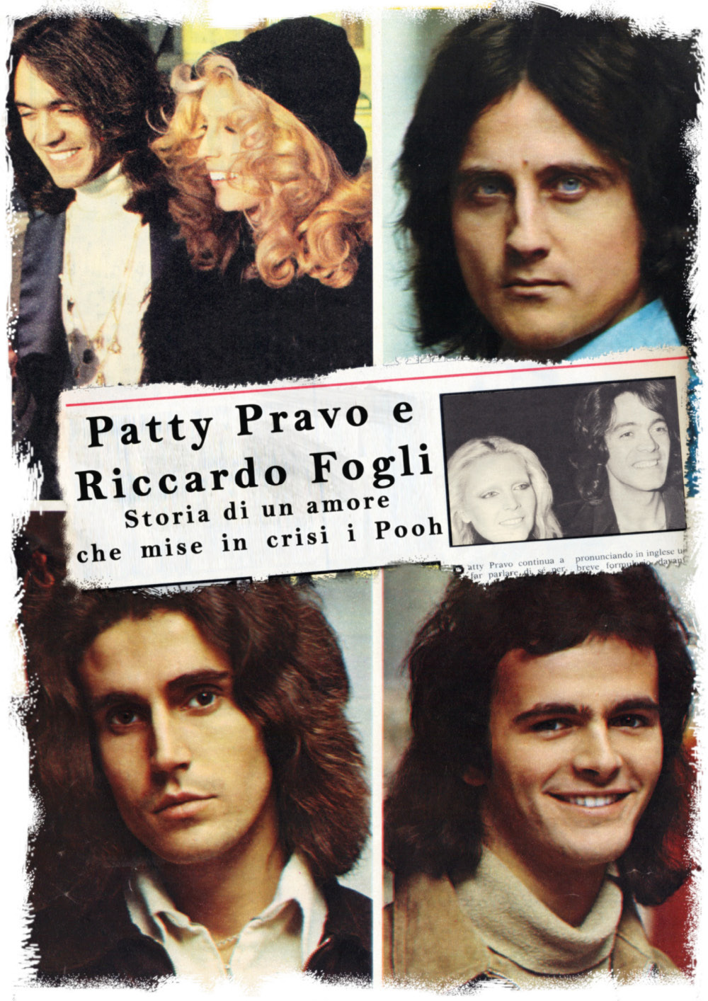 Patty Pravo e Riccardo Fogli. Storia di un amore che mise in crisi i Pooh