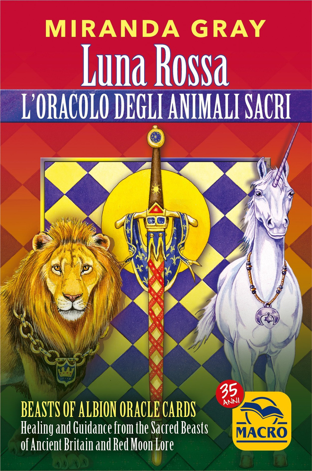 Luna Rossa. L'oracolo degli animali sacri. Beasts of albion oracle cards