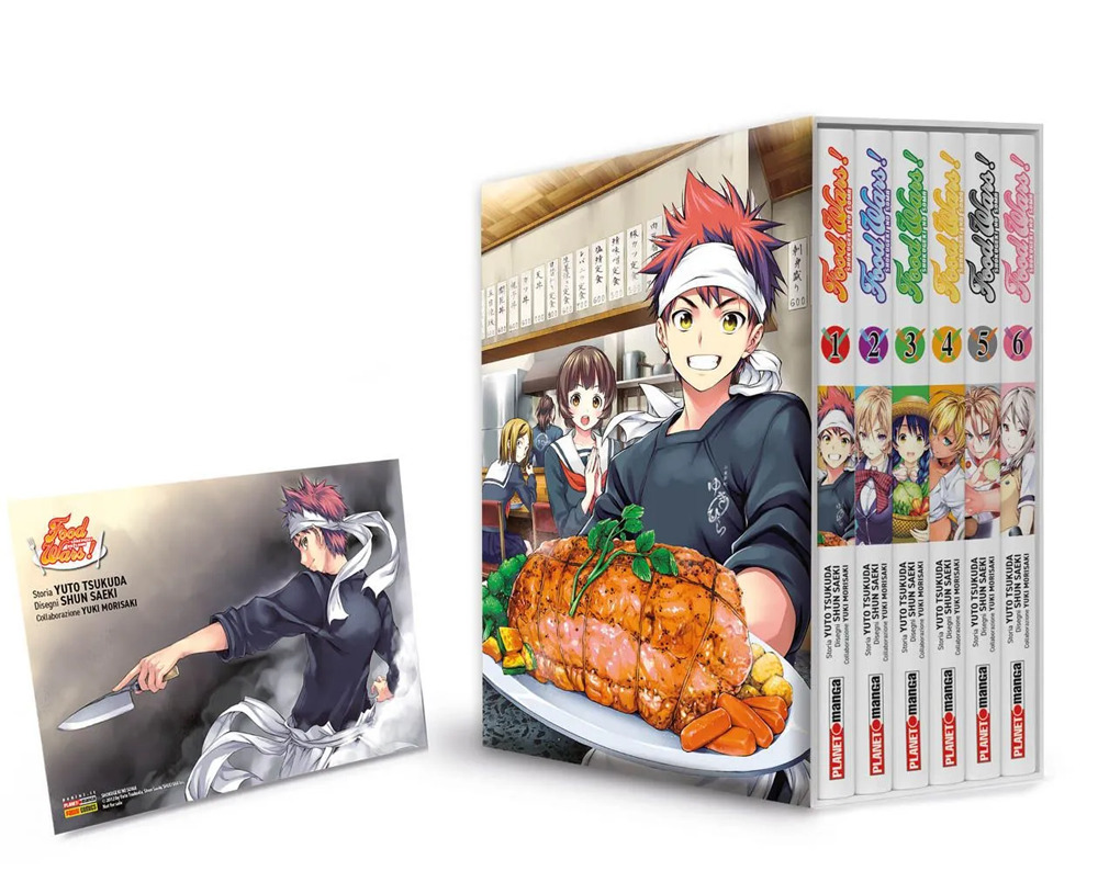 Food wars! Cofanetto. Vol. 1-6