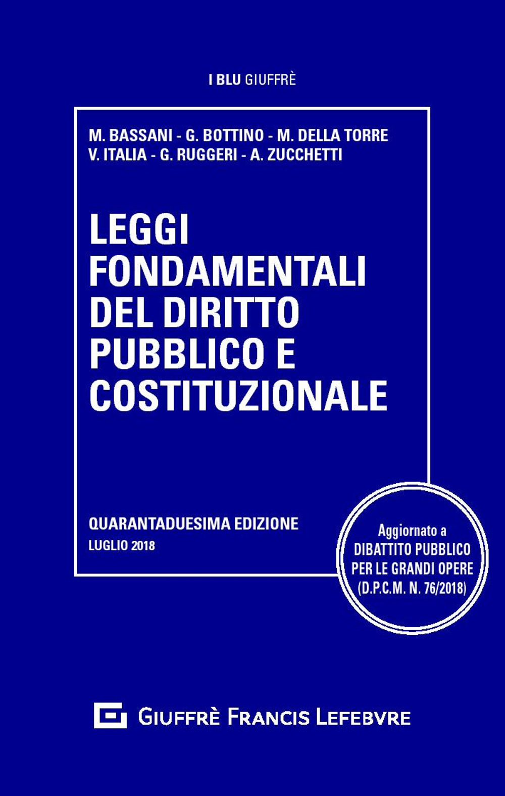 Leggi fondamentali del diritto pubblico e costituzionale