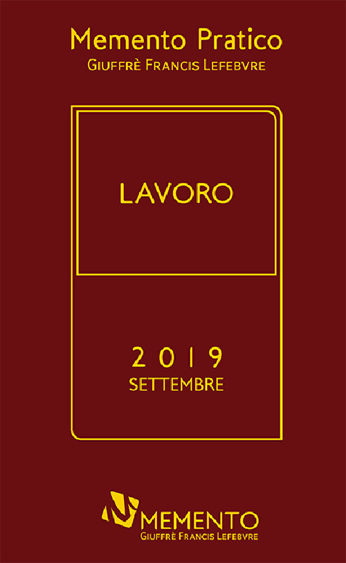 Memento pratico lavoro 2019