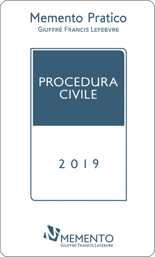 Memento Procedura civile 2019