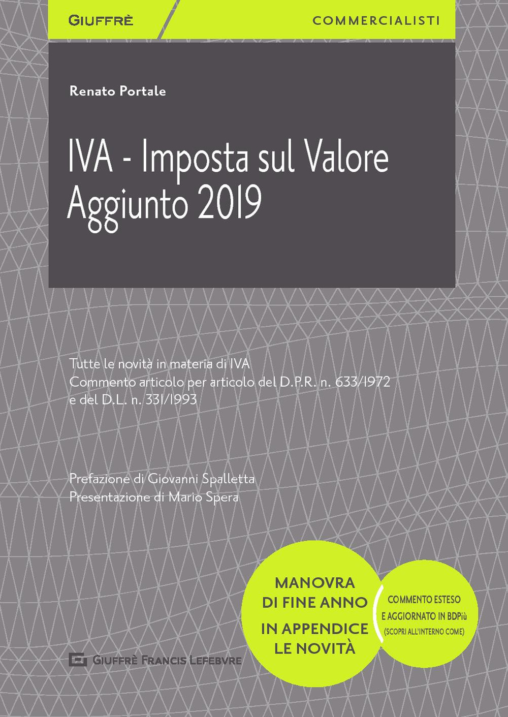 IVA. Imposta sul valore aggiunto 2019