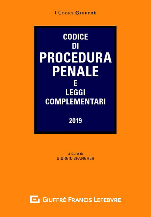 Codice di procedura penale e leggi complementari