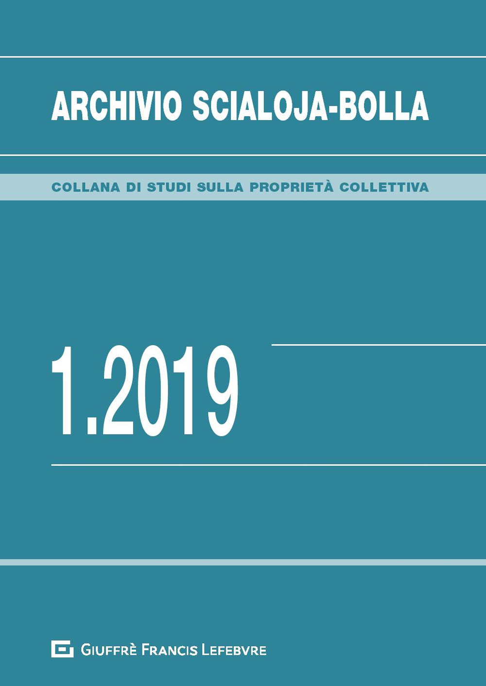Archivio Scialoja-Bolla. Vol. 1