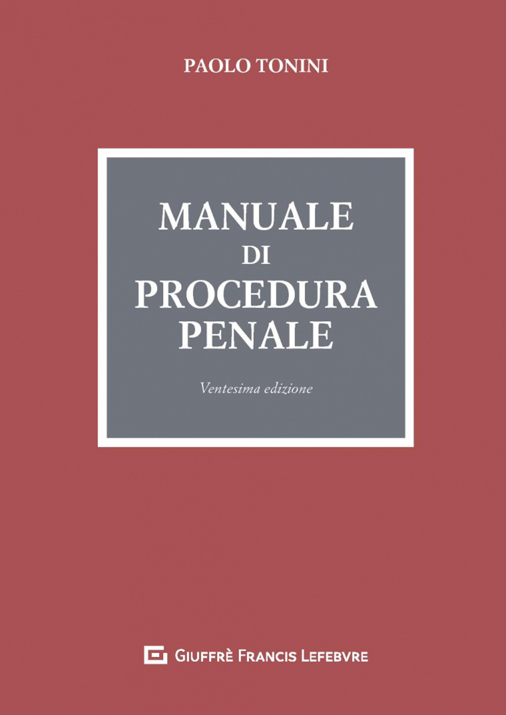 Manuale di procedura penale