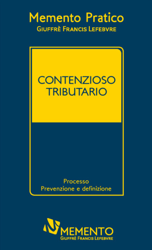 Memento pratico contenzioso tributario 2020