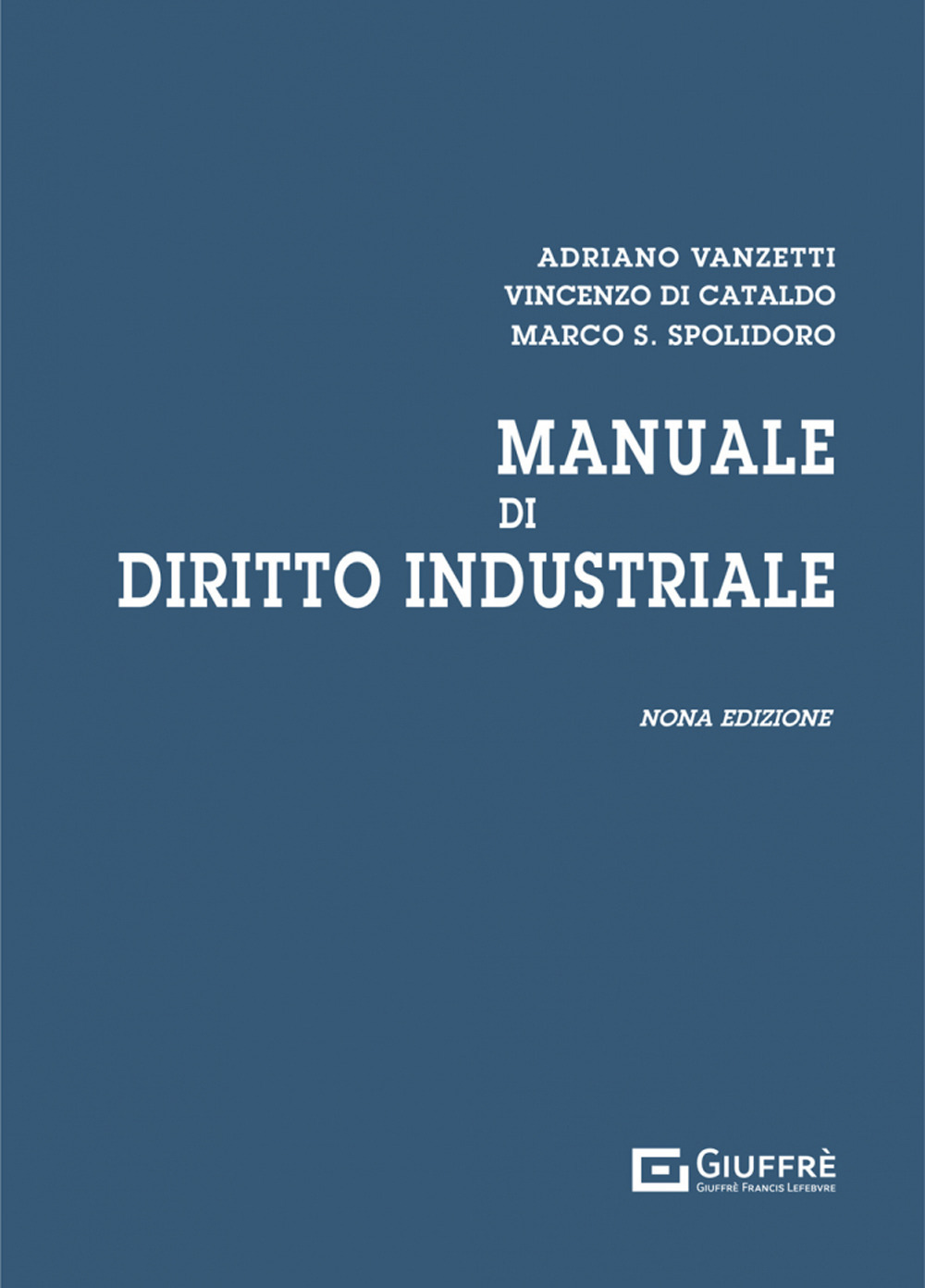 Manuale di diritto industriale