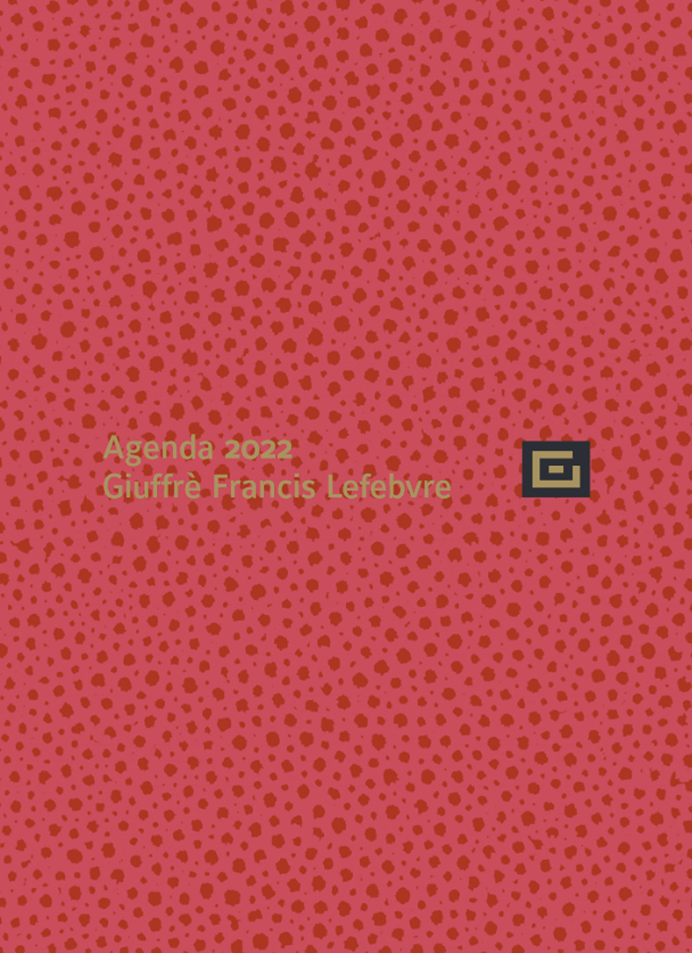 Agenda studio 2022. Ediz. rossa