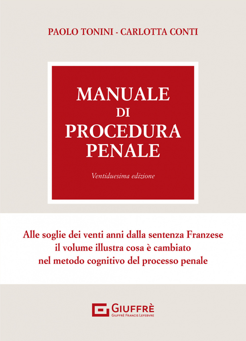 Manuale di procedura penale