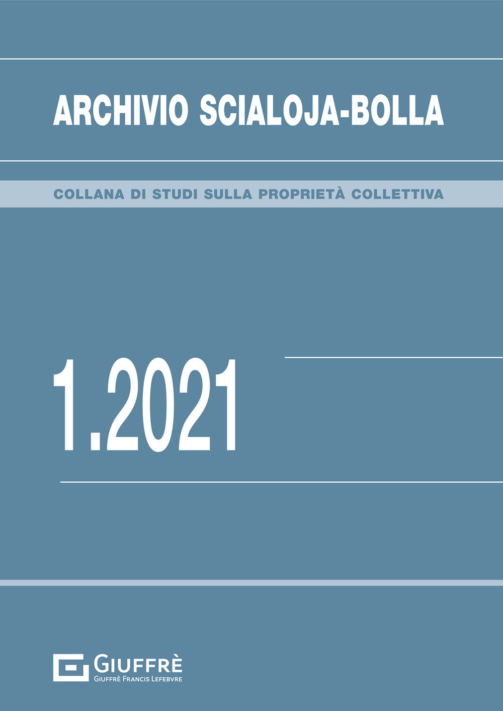 Archivio Scialoja-Bolla. Vol. 1