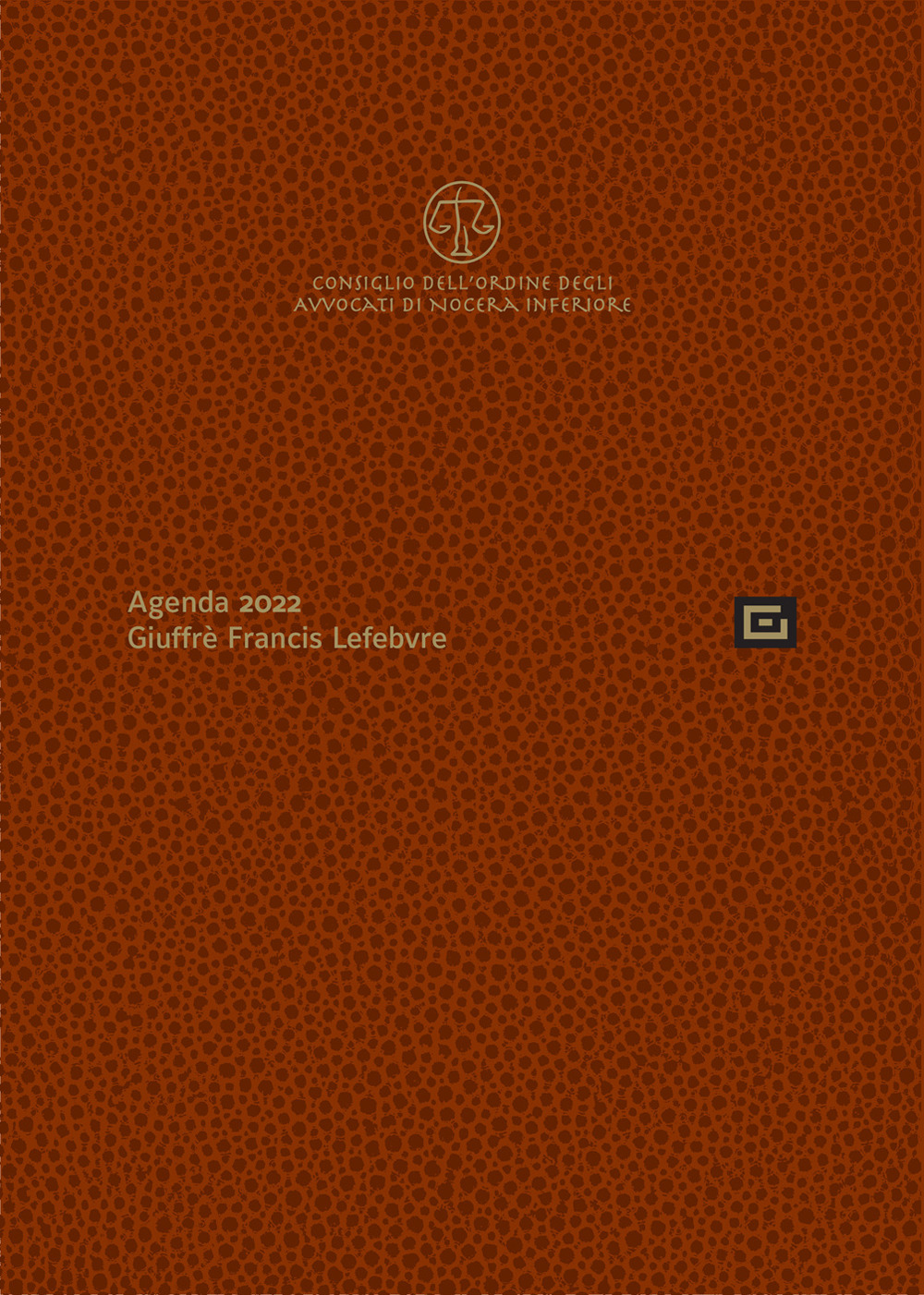 Agenda personale 2022. Ediz. marrone. Nocera Inferiore